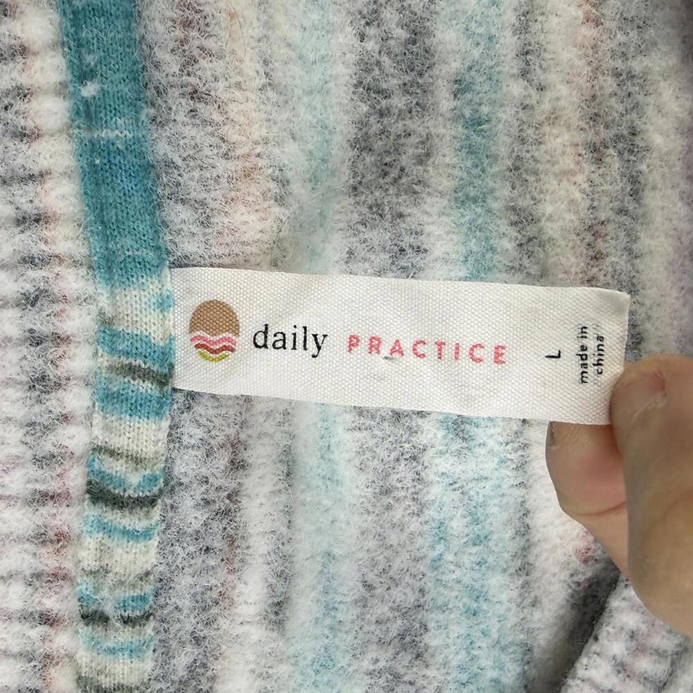 Daily Practice from Anthropologie Pastel Cropped Cardigan Sweater - Size - Large - Picture 5 of 6